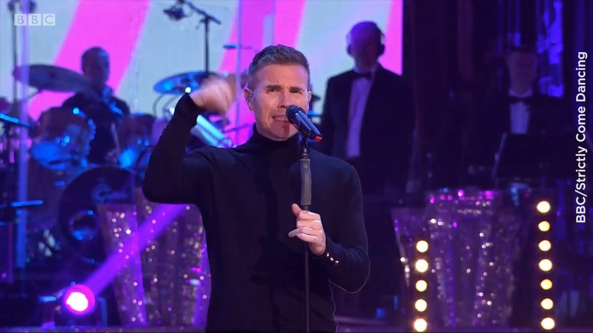 preview for Take That perform on the Strictly Come Dancing results show