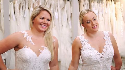 preview for Say Yes To The Dress couple get over their 'dress envy'