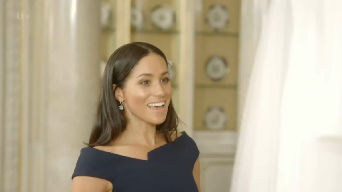 preview for Meghan Markle Is Reunited With Her Givenchy Wedding Dress In Queen of The World Trailer