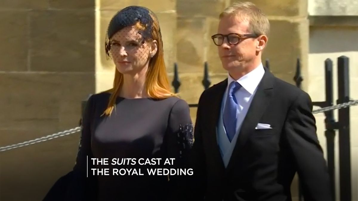 preview for Suits cast arriving at the royal wedding