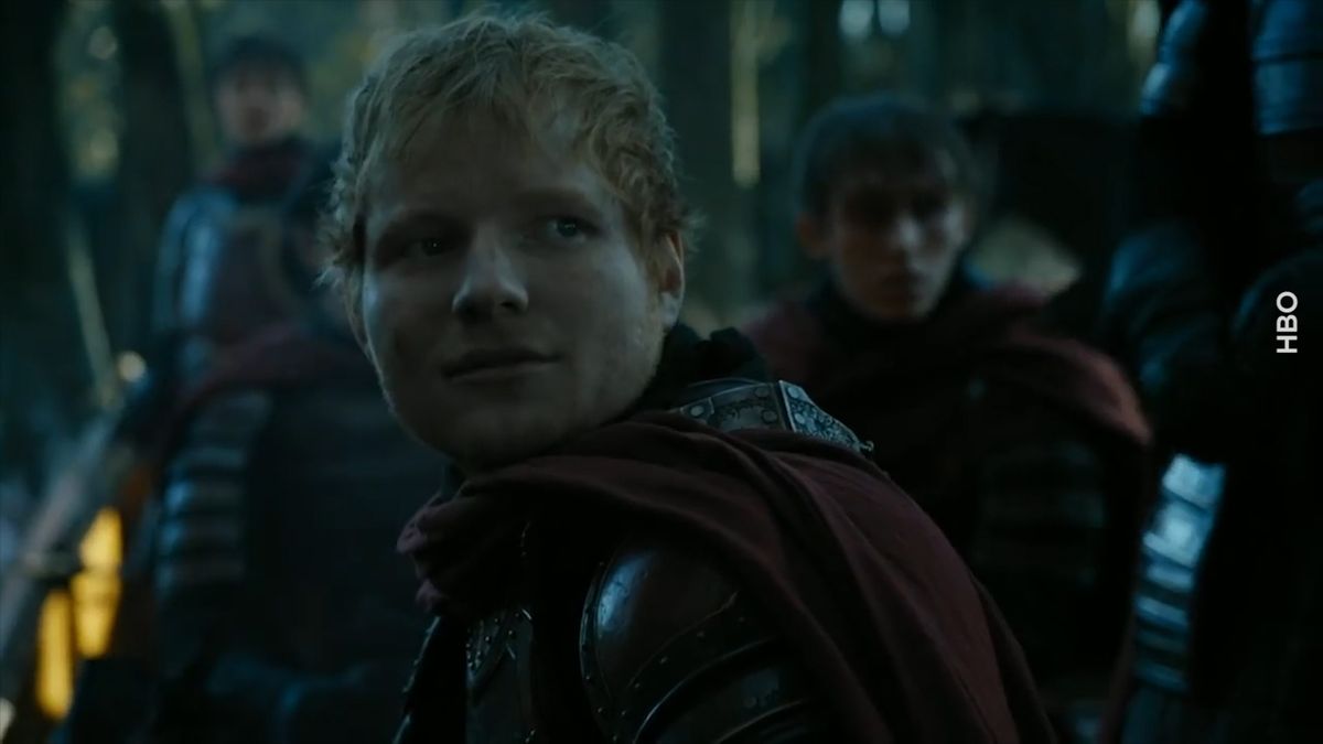 preview for Ed Sheeran's cameo in Game Of Thrones