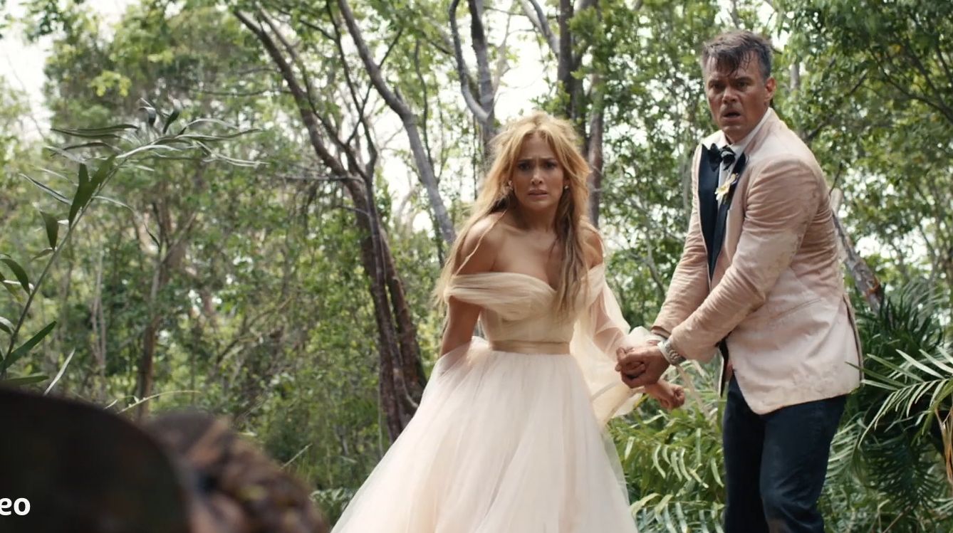 Jennifer Lopez is a runaway bride in the new Shotgun Wedding trailer