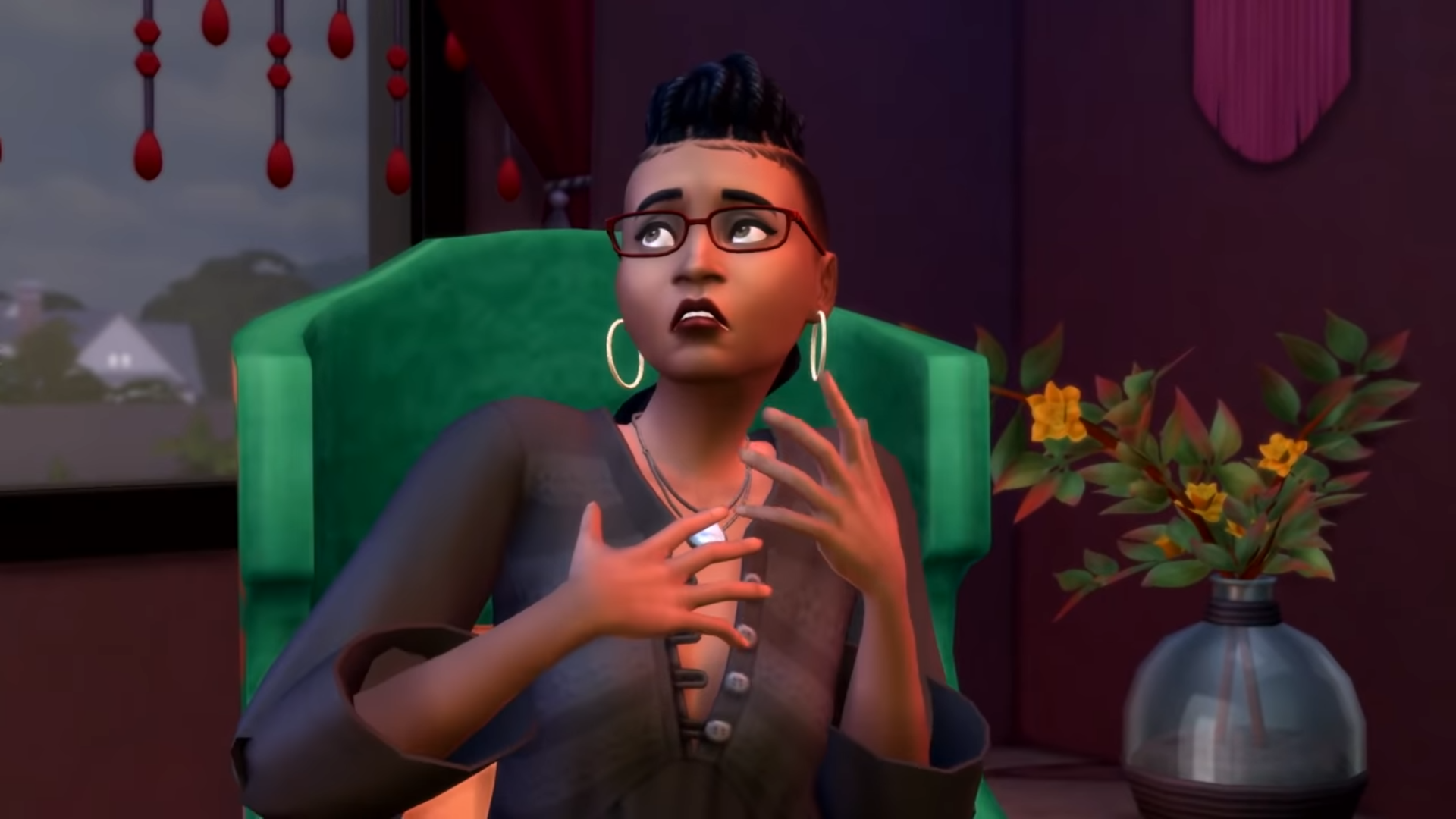 Fan favourite Bonehilda returns in The Sims 4 Paranormal Stuff