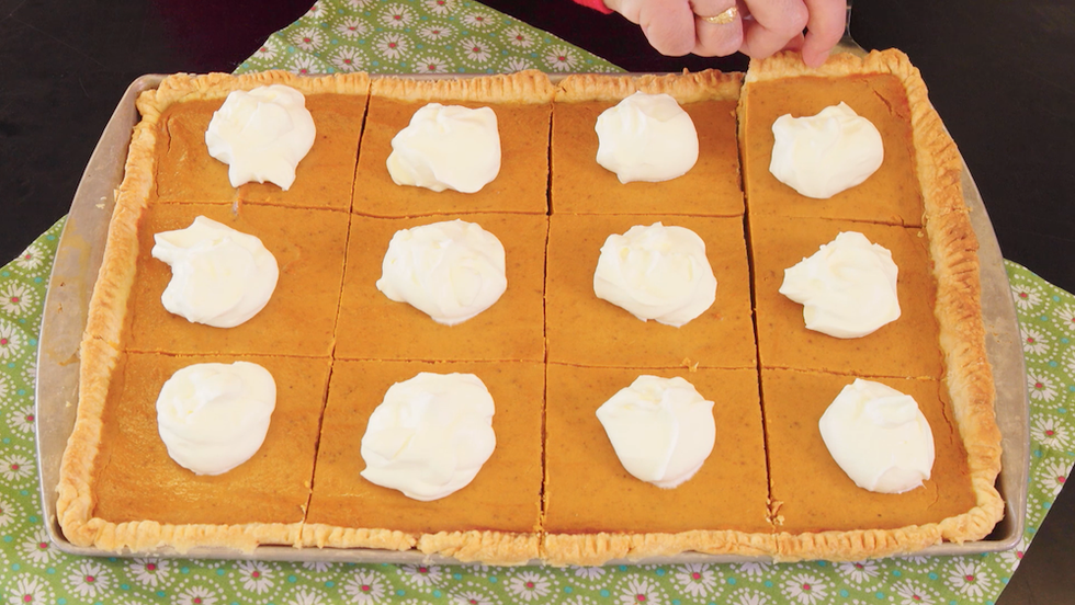 how to make pumpkin slab pie