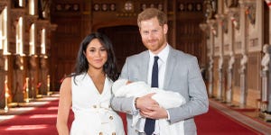 meghan markle and prince harry - first baby photos