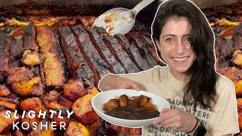 preview for Tess Makes Her Mom’s Favorite Jewish Holiday Beef Brisket