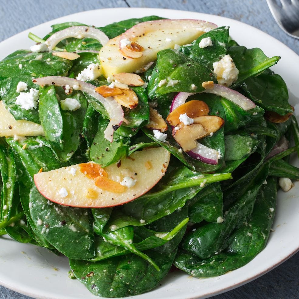 Video player poster image preview for Spinach, Apples and Feta Are A Salad Match Made In Heaven