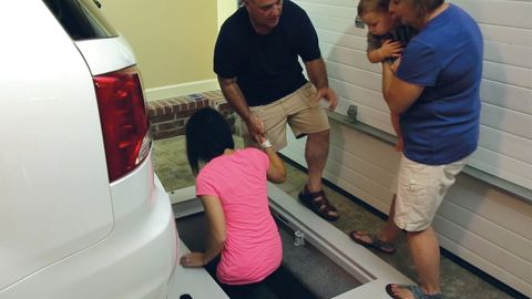 preview for This Instant Storm Shelter Fits In Your Garage