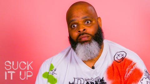 preview for Daym Drops Explains If The Popeyes Chicken Sandwich Is Worth All The Hype In This Sour Candy Challenge