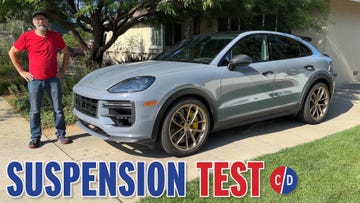 porsche cayenne suspension test