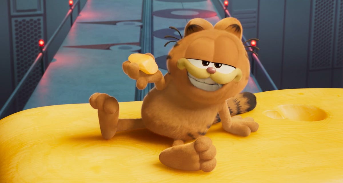 Chris Pratt's The Garfield Movie lands soft Rotten Tomatoes score after