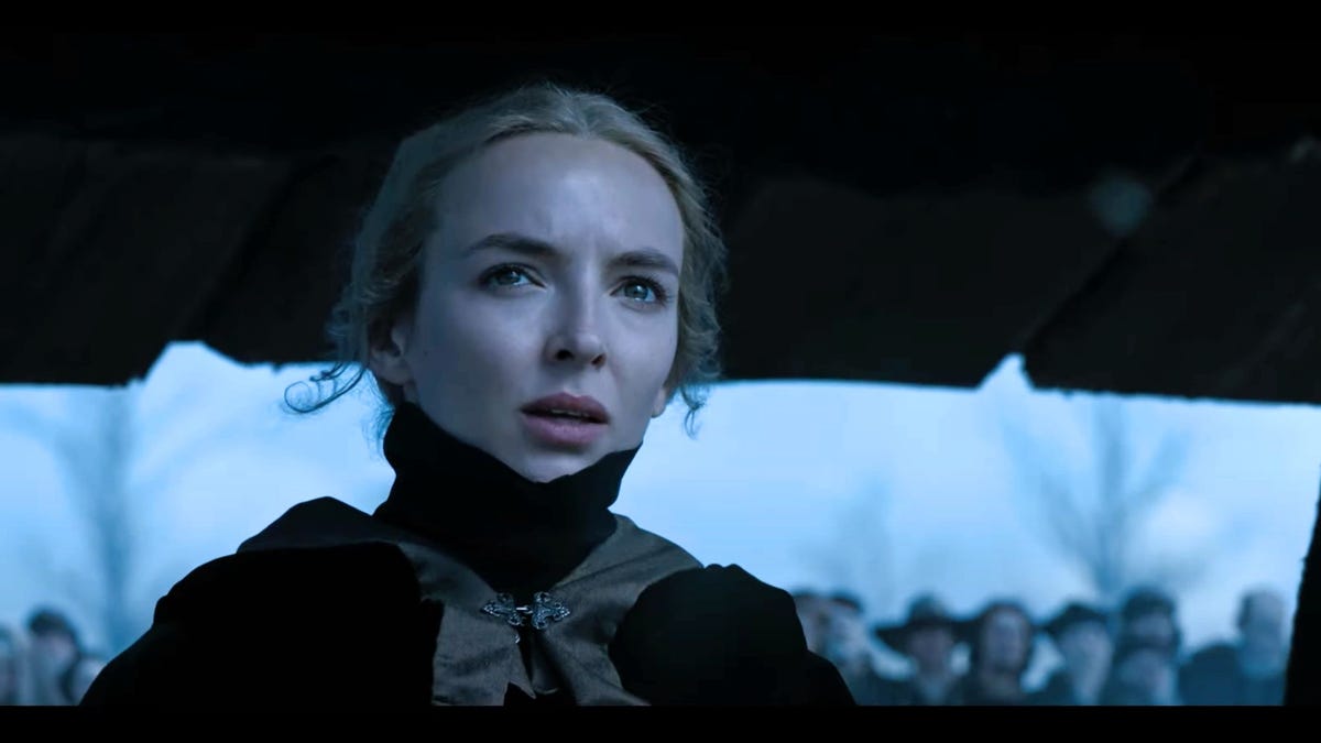 preview for Jodie Comer & Ridley Scott discuss the intimate creation of The Last Duel