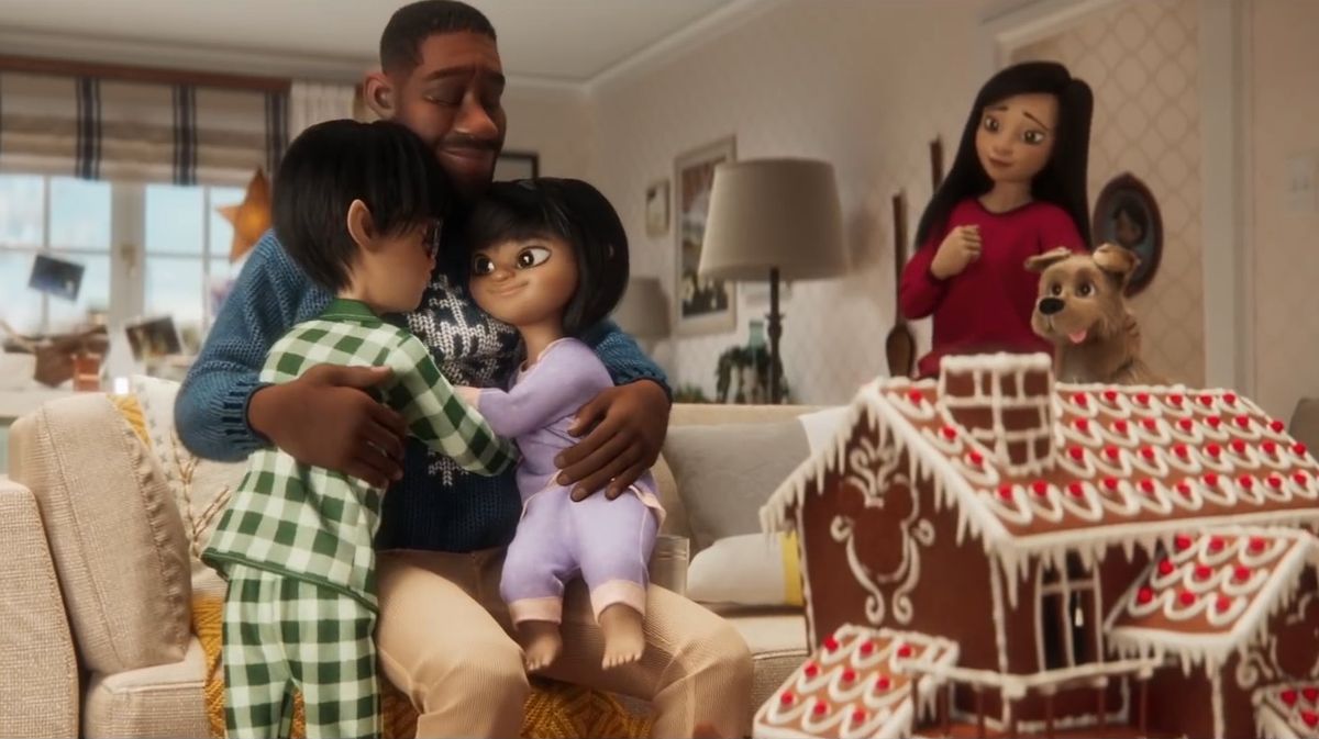 preview for The Stepdad, Disney Christmas advert 2021 (Disney)