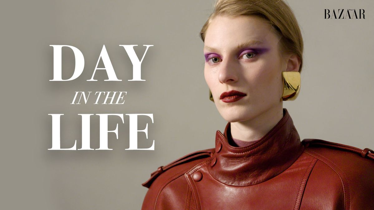 preview for Behind the Scenes of a Harper's Bazaar Cover Photo Shoot with Model Julia Nobis | Day in the Life