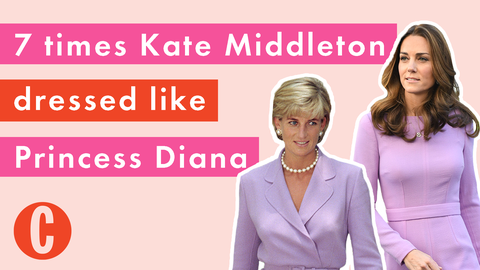 preview for 7 times Kate Middleton dressed like Princess Diana