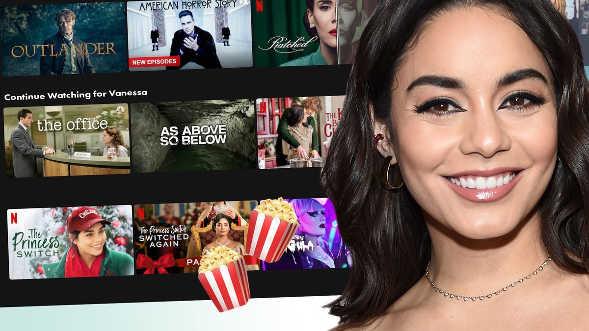 preview for Vanessa Hudgens Watches The SCARIEST Movie Before She Sleeps | Through My Queue | Cosmopolitan