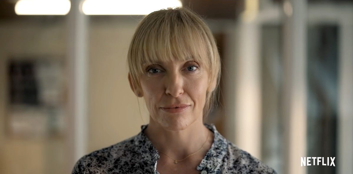 pieces of her toni collette as laura oliver in episode 103 of pieces of her cr courtesy of netflix © 2022