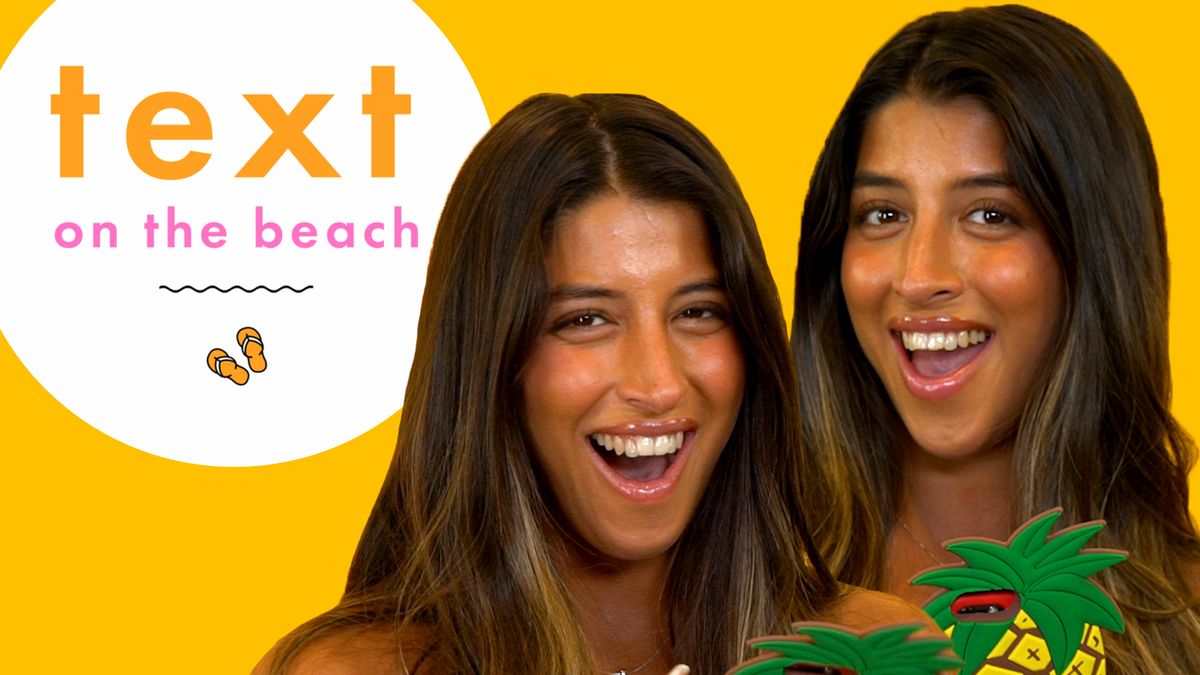 preview for Love Island's Shannon Singh plays Text on the Beach with Cosmo UK