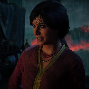 a scene from uncharted legacy of thieves remastered trailer, with chloe in india