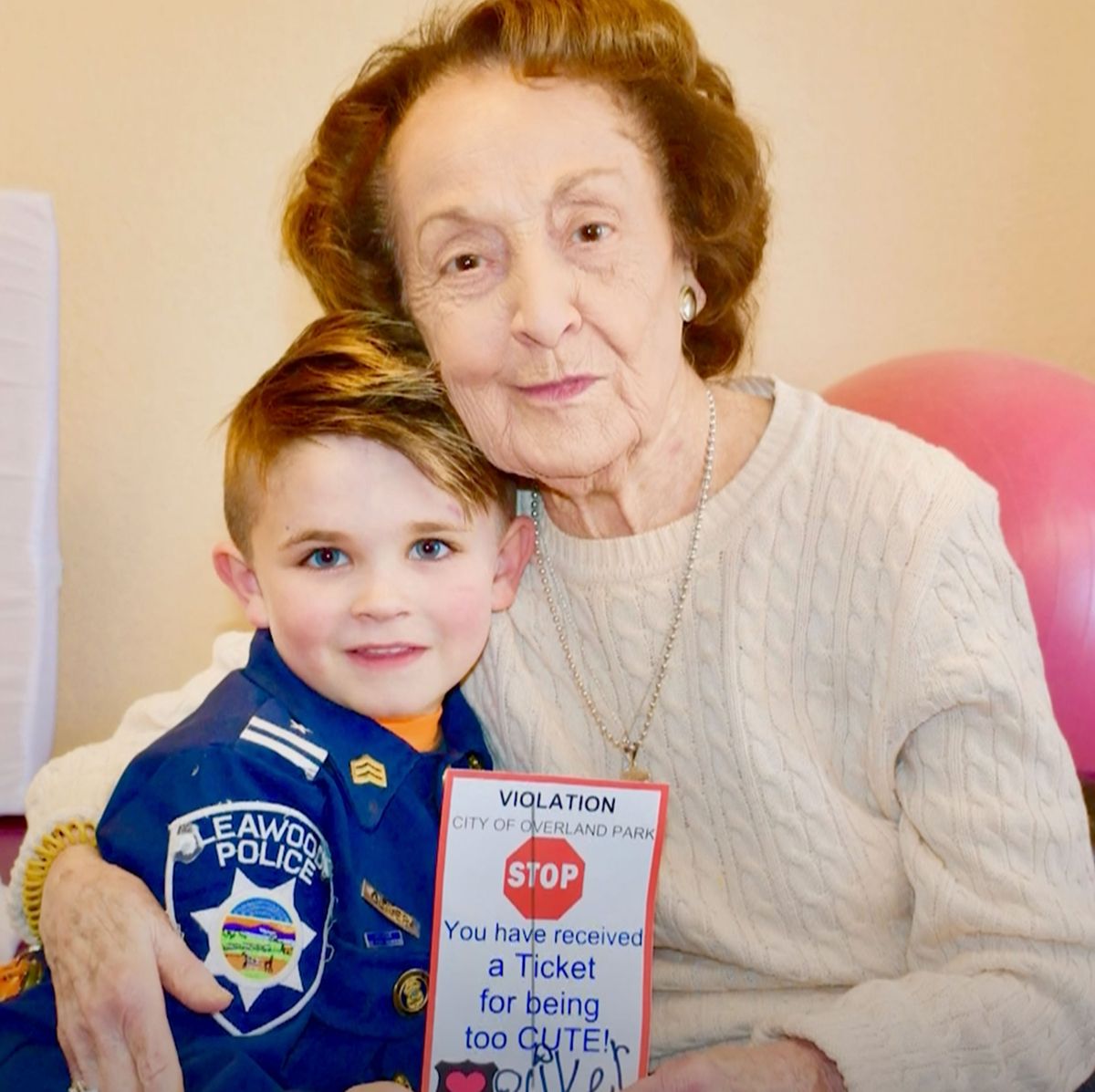 preview for Little Boy Gives Hugs And Flowers To Senior Citizens