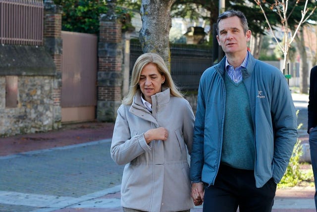 la infanta cristina e inaki urdangarin
