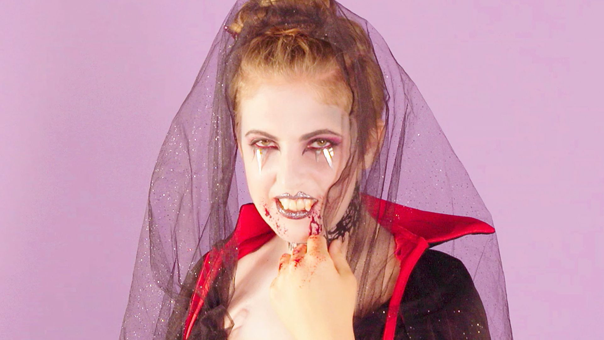 Maquillaje Vampira Niña Halloween