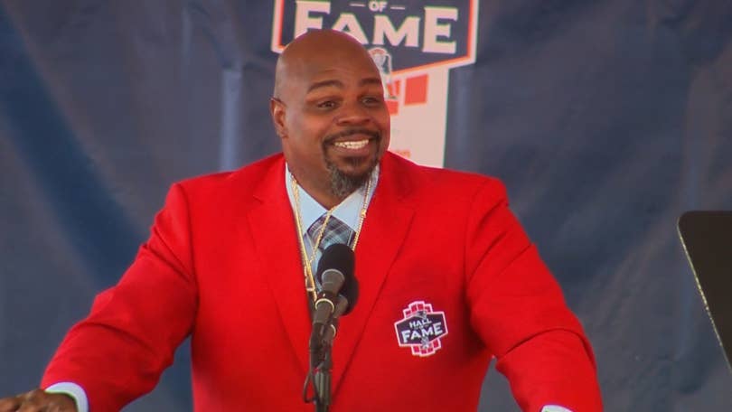 Vince Wilfork wore an interesting shirt to press conference