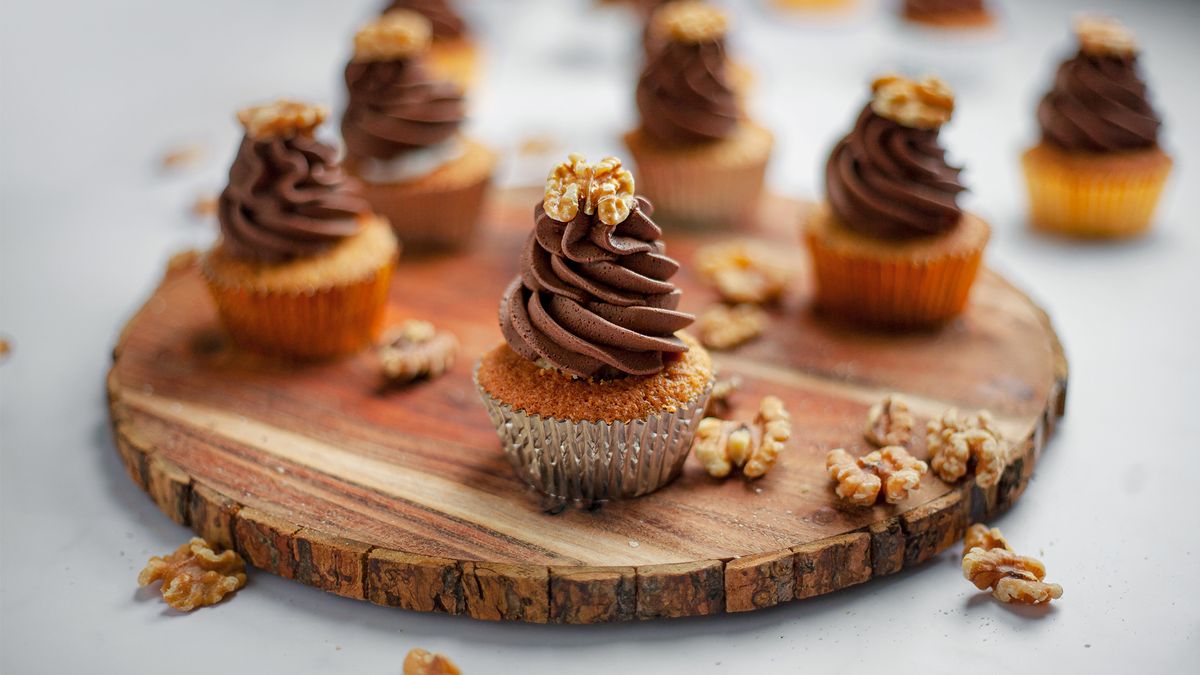 preview for Walnut Whip Cupcakes