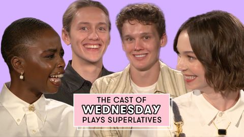 preview for This 'Wednesday' Star Went To Werewolf BOOTCAMP... And It Was WEIRD | Superlatives | Seventeen