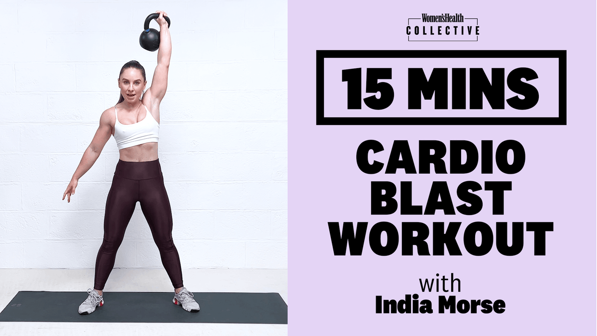 preview for 15-min cardio blast with India Morse