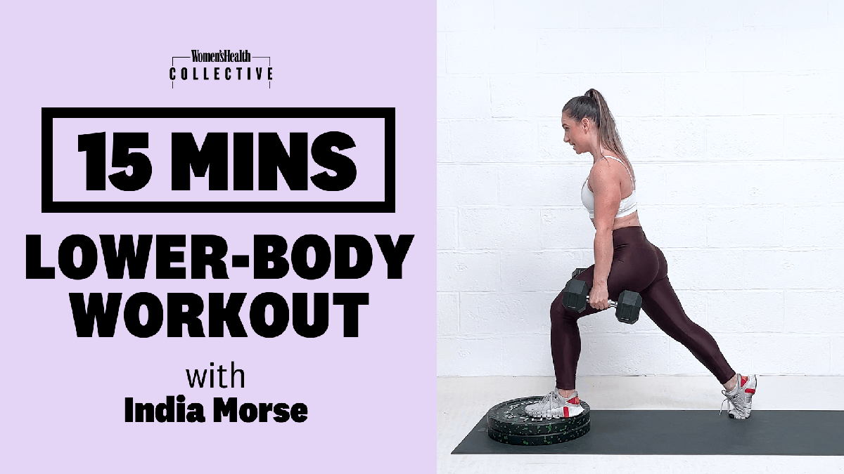 preview for 15-min lower-body workout with India Morse