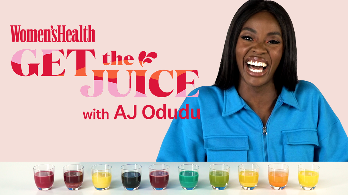 preview for AJ Odudu plays Get the Juice with Women's Health UK