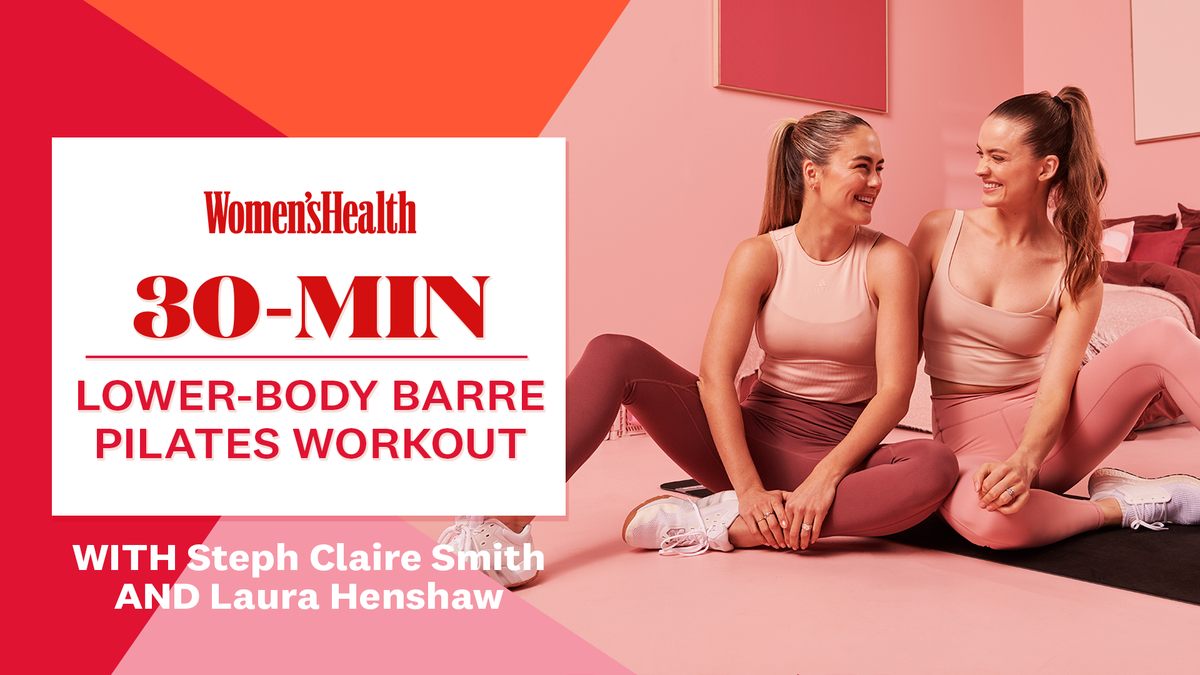 preview for 30-min lower-body barre Pilates workout with Steph Claire Smith
