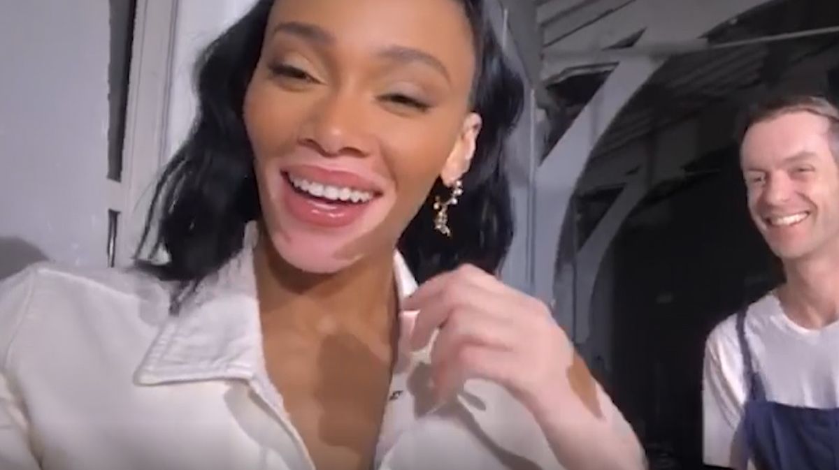 preview for Winnie Harlow x ELLE