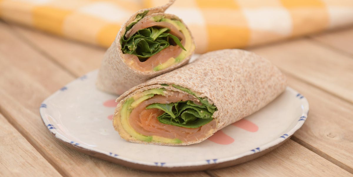 wrap salmón hummus delicious martha