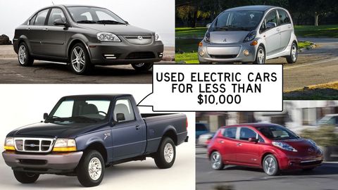 preview for Used EV Bargains Under $10,000: Window Shop with Car and Driver