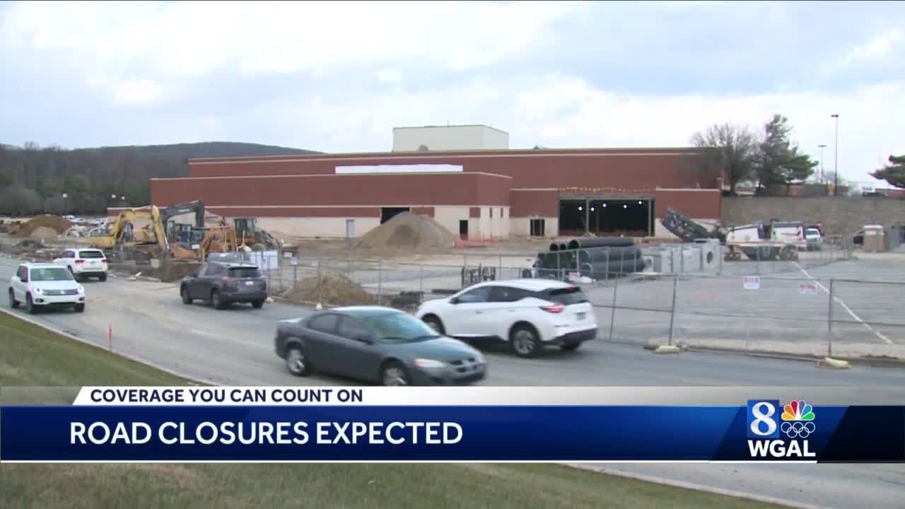 Construction at York Galleria Mall will cause road closure