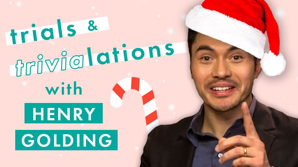 preview for Henry Golding answers Christmas trivia in a game of Trials and Trivia-lations