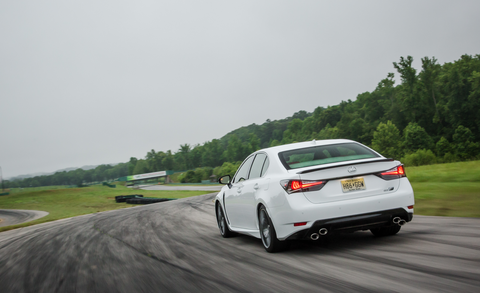 preview for Lexus GS F at Lightning Lap 2016