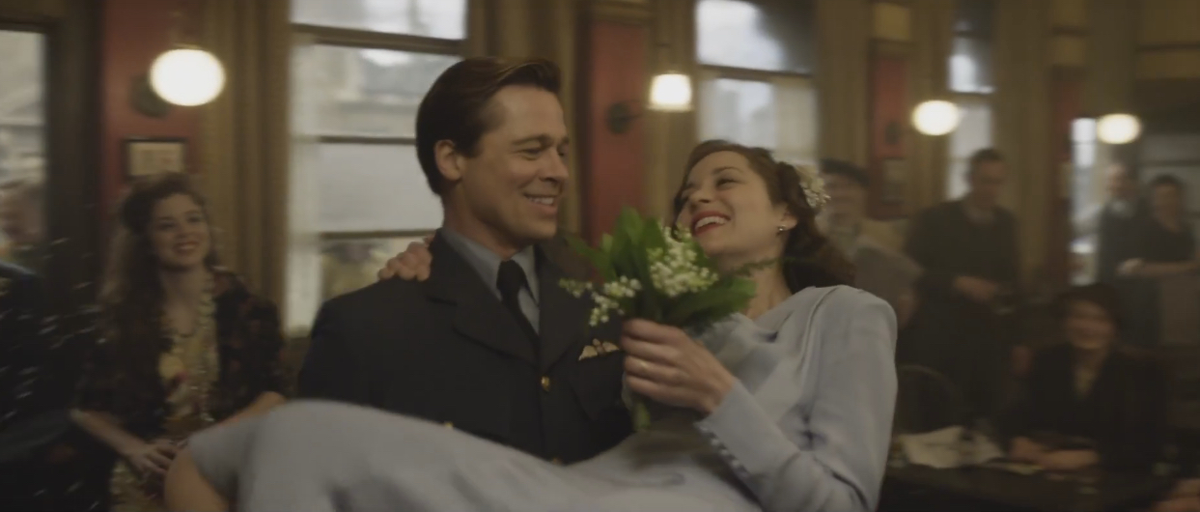 preview for Brad Pitt and Marion Cotillard star in new Allied 60-second trailer