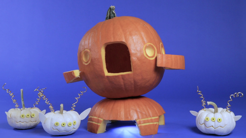 preview for DIY Spaceship Pumpkin