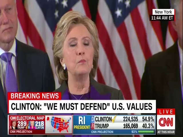 preview for Hillary Clinton's concession speech