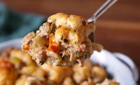 preview for Here's How To Use Crescent Rolls To Make The World's Most Amazing Stuffing!