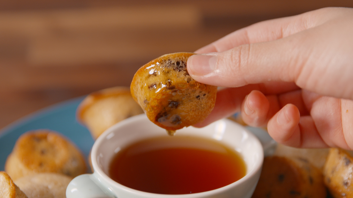 preview for These Pancake Poppers are Like Warm, Homemade Entenmann's Little Bites.