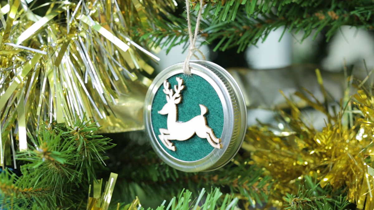 preview for How to Make a Mason Jar Lid Ornament