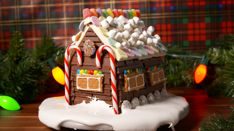 preview for This Kit Kat Candy House Crushes Boring Old Gingerbread Houses!