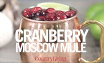 preview for Make this easy Cranberry Moscow Mule for your holiday party!