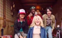 preview for Stranger Things Characters Rap at Golden Globes