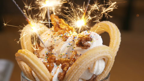 preview for This Restaurant's Churro Sundae Will Put You In The Best Mood Ever!