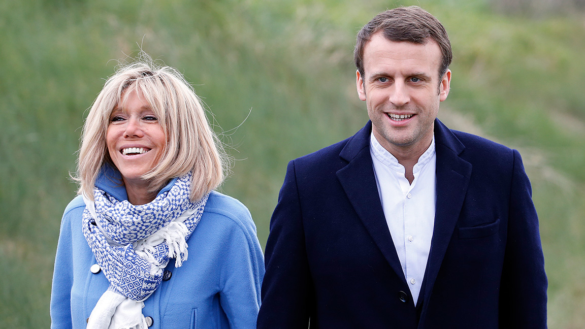 preview for The Story Behind French President-elect Emmanuel Macron And Brigitte Trogneux's 10 Year Marriage